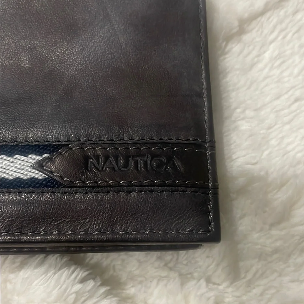 Nautica Black Leather Wallet